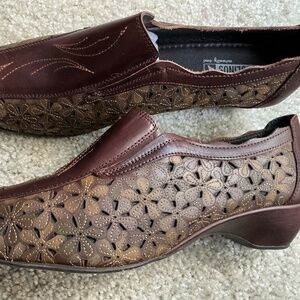 PIKOLINOS OLMO laser cut slip on shoes, sz 42. - NIB